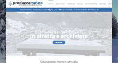 Desktop Screenshot of predazzo-meteo.it