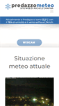 Mobile Screenshot of predazzo-meteo.it